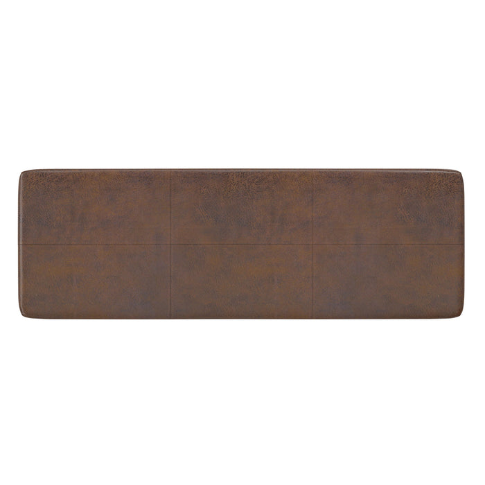 Carlson - Ottoman Bench, Mid Century Design Simpli-Home