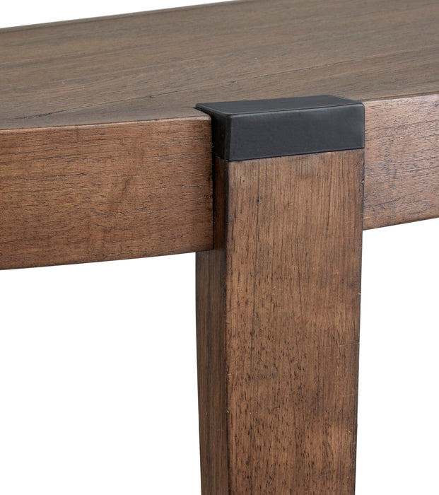 Kaysen - Demilune Sofa Table - Dark Brown Magnussen Furniture