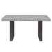 Susan - Dining Table Set With Base - Gray Global Furniture USA