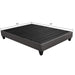 14" Upholstered Platform Bed Base, Mattress Foundation Daily Nest