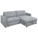 Finn - Loveseat With Pop-Up Sleeper - Gray New Classic