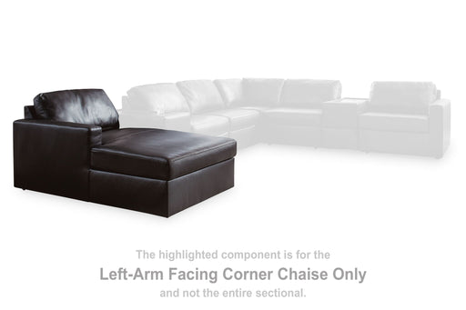 Modmax II - LAF Corner Chaise - Black Signature Design by Ashley®