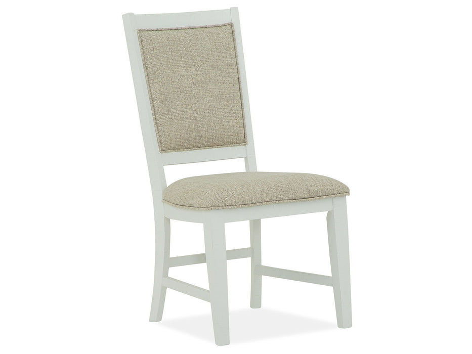 Heron Cove - Step Up Side Chair With Upholstered Seat & Back (Set of 2) - Chalk White Magnussen Furniture