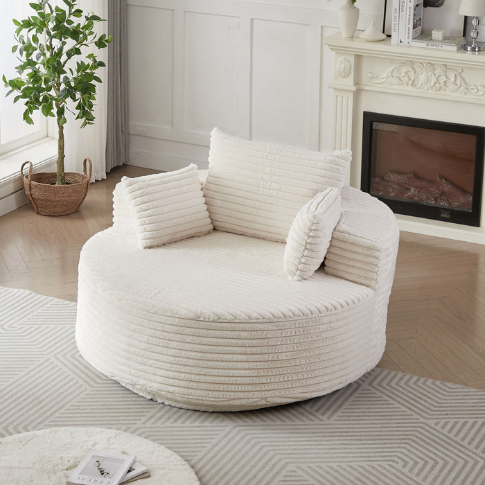 Swivel Chair With 360° Rotation For Living Room Home Essentials