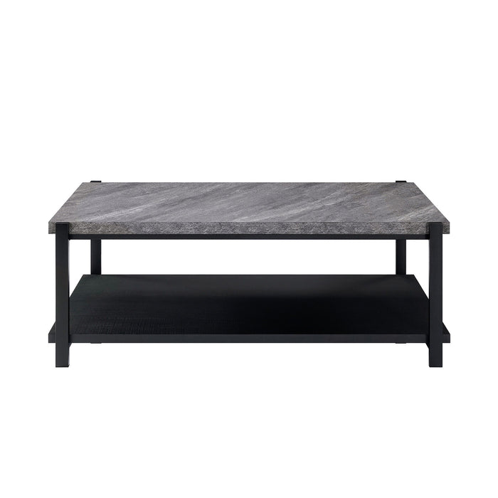 Linea - 3 Piece Occasional Set (1 Coffee & 2 End Tables) - Dark Gray New Classic