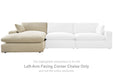 Elyza - LAF Corner Chaise - Linen Benchcraft®