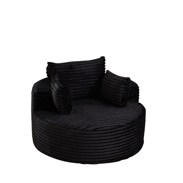 Modern Single Sofa With Backrest Pillow For Living Room Home Essentials