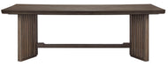 Kavanaugh - Trestle Dining Table - Dark Brown Magnussen Furniture