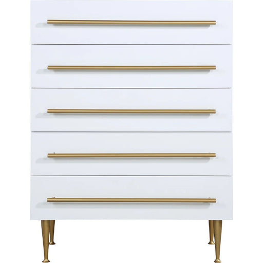 Contemporary 5 Drawer Chest For Bedroom Home Essentials