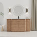 Freestanding Bathroom Vanity With Sink, 2 Small Storage Cabinets, Soft Close Doors Home Essentials