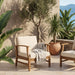 Perla - Contemporary Club Chair With Water Resistant Cushionі Noble House