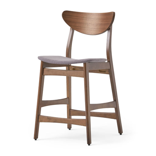 Elegant Counter Height Chair With Cushioned Seat Noble House