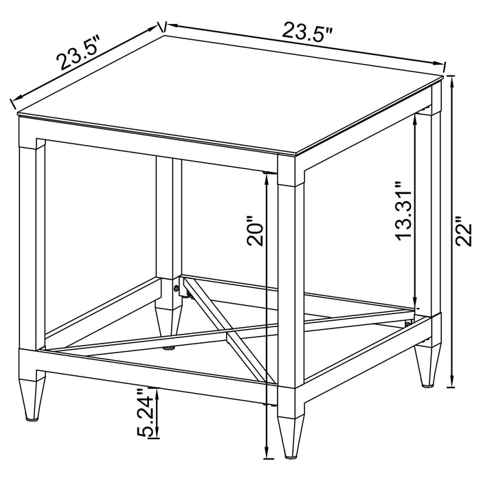 Wallingsford - Square Table Furniture Max