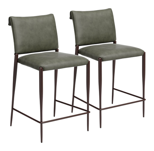 Freesia - Counter Stool (Set of 2) Zuo Modern