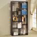 8 Shelf Geometric Bookcase Furniture Max