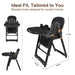 Convertible Baby High Chair To Rocker With 5 Point Harness Home Essentials