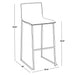 Mara - Contemporary Upholstered Barstool (Set of 2) Lumi Source