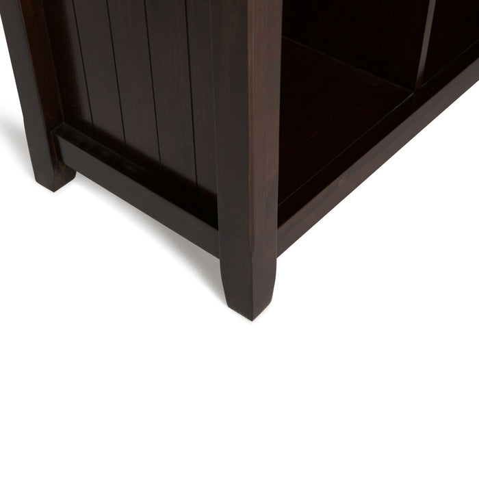 Acadian - 8 Cube Storage Sofa Table - Brunette Brown