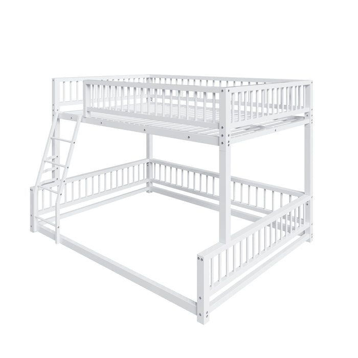 Bunk Bed With Ladder And Safety Guardrails Dreamland