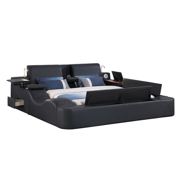 Zoya - Smart Multifunctional Bed, Built In Bluetooth Speakers, USB Charging Matrix Furniture Group