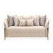 Lisbon - Loveseat - Opal / Gold Michael Amini