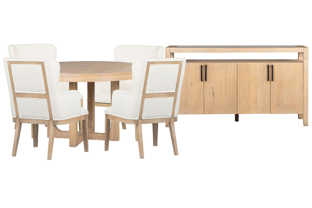 Somerset - Round Dining Table Set Magnussen Furniture