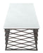 Duchess - Coffee Table - White / Antique Bronze Zuo Modern