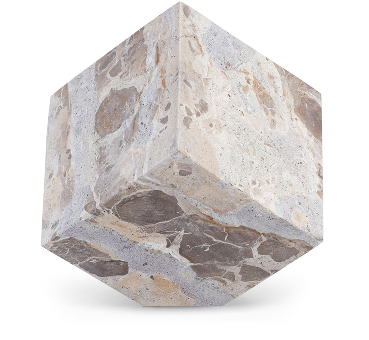Block - Marble Decorative Cube Meridian Furniture