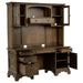 Stigham - 5 Drawer Credenza With Hutch - Oak Furniture Max