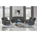 Ian - Power Recliner With Welt And LED Lighting - Charcoal Global Furniture USA