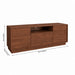 TV Stand For TVs Up To 65" With 2 Doors, 1 Drawer And 1 Open Shelf Home Essentials