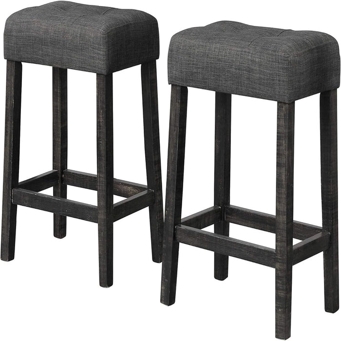 Transitional Backless Counter Stool (Set of 2)