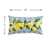 Summer Fresh Lemon Lumbar Outdoor Pillows - Multi Daily Nest