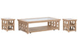 Coventry - Rectangular Shelf Cocktail Table Set Magnussen Furniture