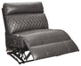 Samperstone - Armless Recliner - Gray Signature Design by Ashley®