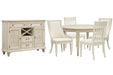 Newport - Extendable Round Dining Table Set Magnussen Furniture