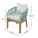 Outdoor Dining Chairs With Cushion (Set of 2) Noble House
