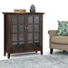 Acadian - Medium Storage Cabinet - Natural Aged Brown Simpli-Home