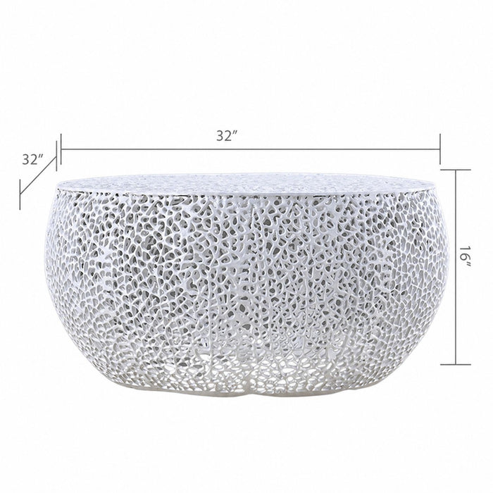 T3502 - Modern Round Coffee Table Matrix Furniture Group