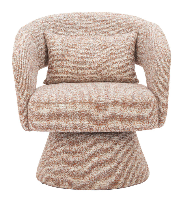 Liva - Swivel Chair - Frosty Brown Zuo Modern