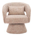 Liva - Swivel Chair - Frosty Brown Zuo Modern