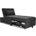 Sleeper Sofa Chair, Convertible Pull Out Bed Couch - Black Home Essentials