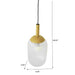 Gemma - Pendant Lamp - Gold Ashcroft Furniture
