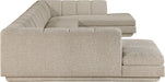 Modari - Sectional - Beige Meridian Furniture