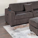 3 Piece Sectional Sofa With Reversible Chaise And USB Storage Ottoman Home Essentials