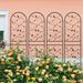 Garden Rustproof Trellis For Climbing Plants Daily Nest