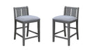 Graham - 20" Upholstered Seat Counter Height Chair (Set of 2) Lilola Home