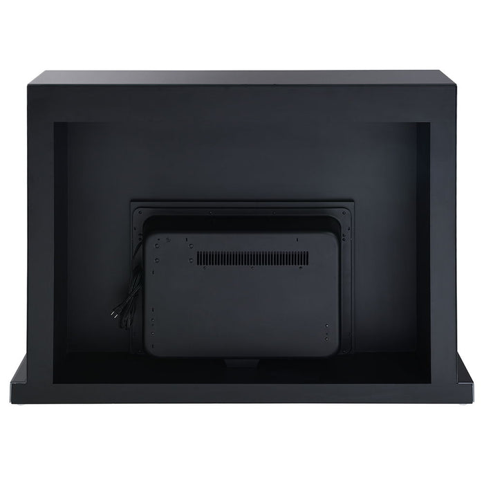 Drisana - Fireplace - Black Mirrored ACME