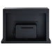 Drisana - Fireplace - Black Mirrored ACME