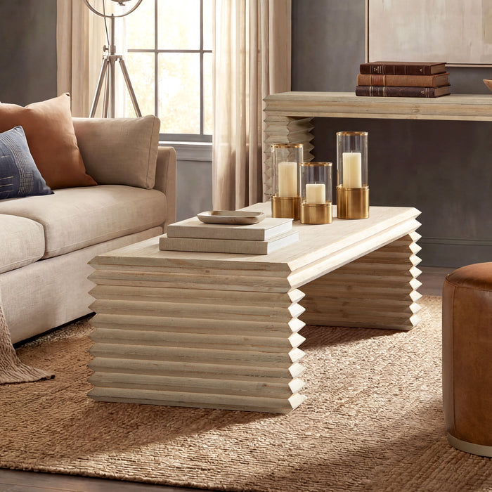 Veda - Geometric Waterfall Table Jennifer Taylor Home
